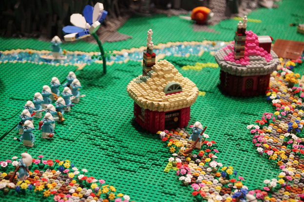 Lego-Ausstellung mit Original Fehler Rally